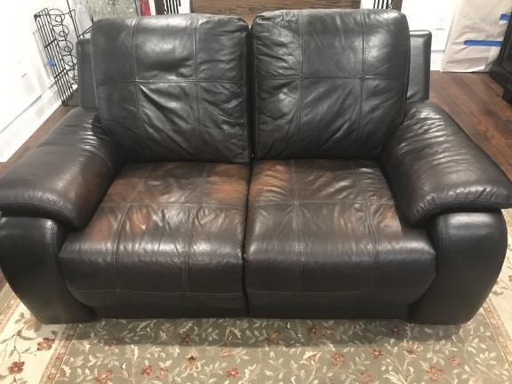 Leather couches