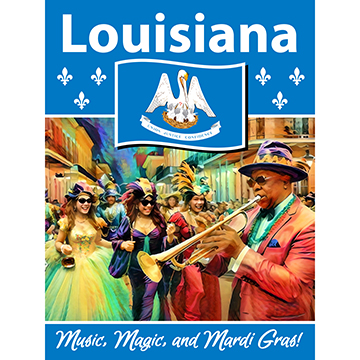 Louisiana Mardi Gras Blanket