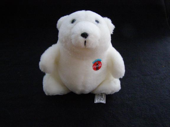 Coca-Cola COKE POLAR BEAR 7" Plush STUFFED ANIMAL TOY for sale in Antrim County MI