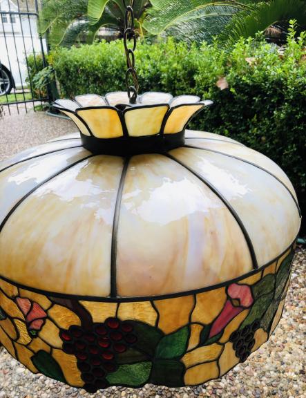 Tiffany style hanging light for sale in Houston TX
