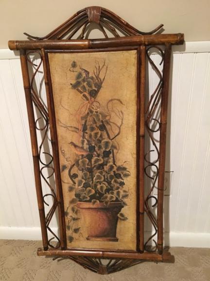 Brown Wooden Framed Picture for sale in Wildwood NJ