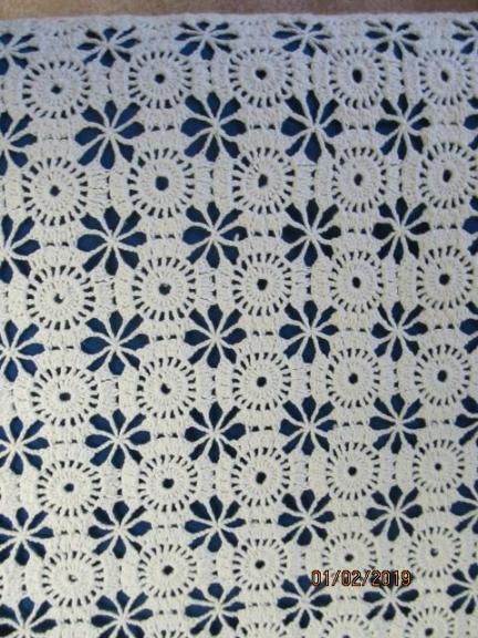 VINTAGE HAND CROCHETED BEDSPREADS