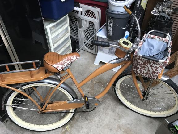 ladies shopping bike with basket