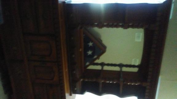 Dresser with mirror