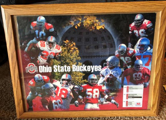 2001 OSU College Photo in Frame for sale in Norwalk OH