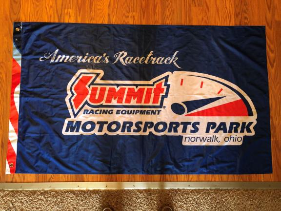 Summit Motorsports Park Flag for sale in Norwalk OH