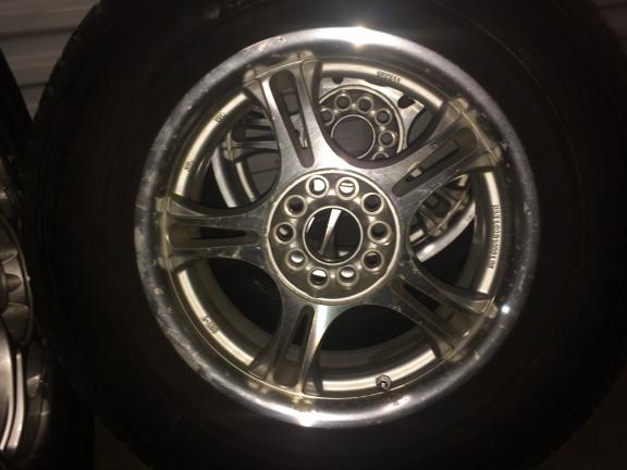 Snow tires and rims