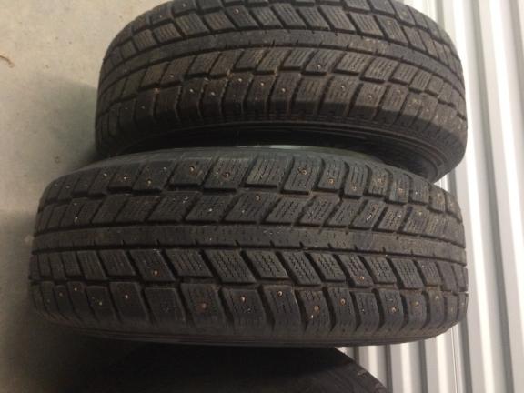 Snow tires and rims