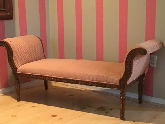 Scrolled arm bench for sale in West Chester PA