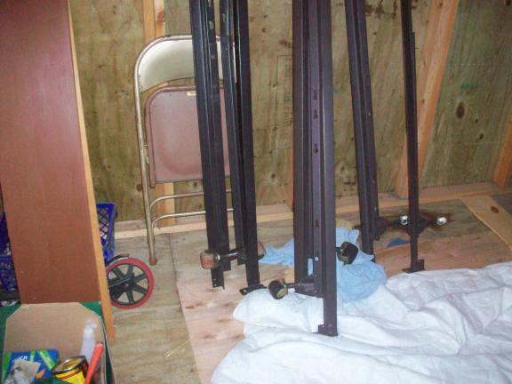 Queen Fold-Out Metal Bed Frame