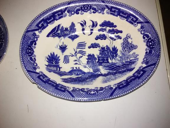 Platter and bowl