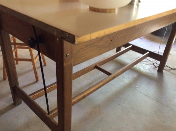 Vintage Hamilton Co Drafting Table for sale in West Chester PA
