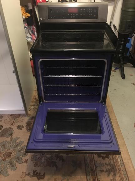 LG electric stove