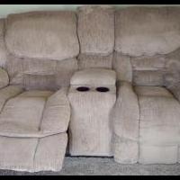Lazy Boy Wall Hugger two seat love couch, all power system. USED NOT ABUSED for sale in Fair Haven VT by Garage Sale Showcase member Digger47, posted 04/16/2019
