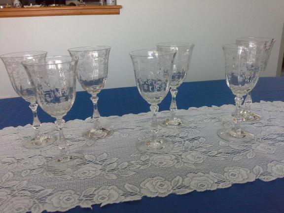8 Fostoria Crystal Stemware for sale in Macomb MI