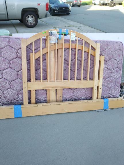 Solid maple "Pali" 4 piece bedroom set that goes from infant-toddler-youth-teen