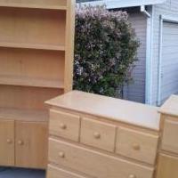Solid maple "Pali" 4 piece bedroom set that goes from infant-toddler-youth-teen for sale in Rocklin CA by Garage Sale Showcase member 1MrsTin Rocklin1, posted 08/10/2019