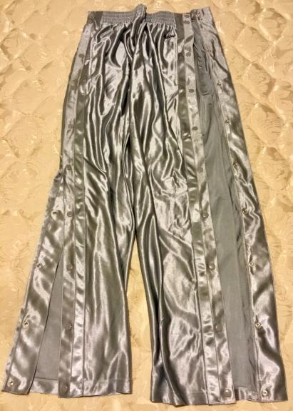 Men’s silver snap off pants