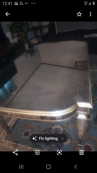 Mirrored Glass Table for sale in Newton NC