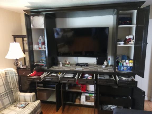 entertainment center (solid wood)