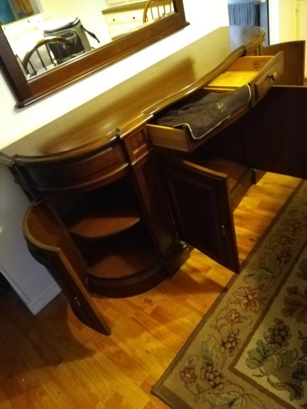 Antique Drexel credenza (solid wood)