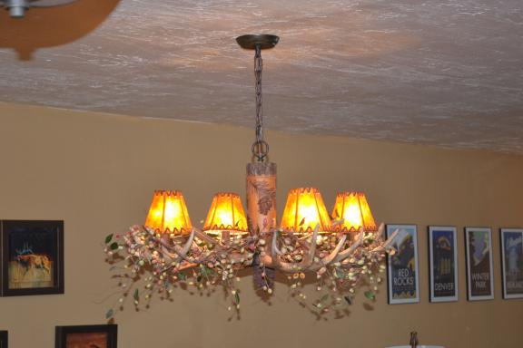 antler chandelier