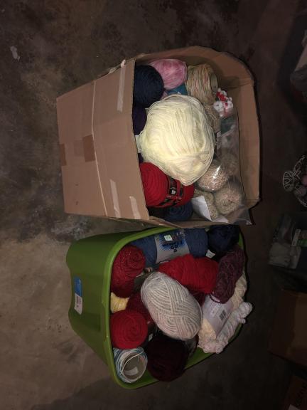 Many colors of crochet yarn for sale in Newport TN