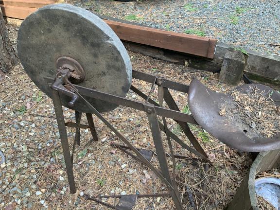 Antique knife or tool sharpening