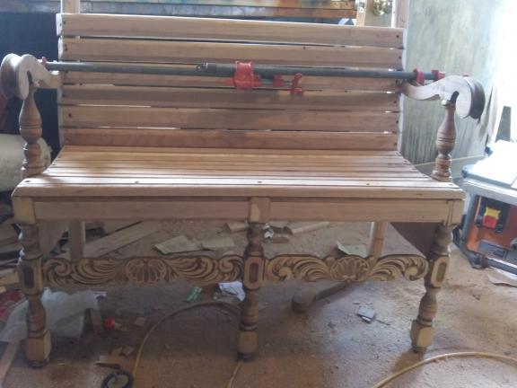 Custom Built Solid Maple Bench
