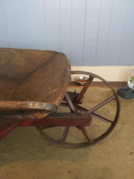 original vintage Wheelbarrow dates to 1890-1920$3