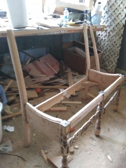 Custom Built Solid Maple Bench