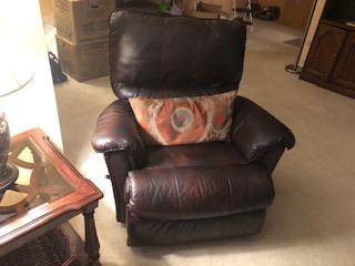 RECLINER  brown leather for sale in Elgin IL