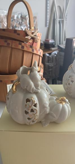 Lenox Pumpkin Candlesticks for sale in Matawan NJ