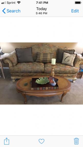 Garage sale in Hutchinson, Minnesota of Garage Sale Showcase Member Mary Crego.