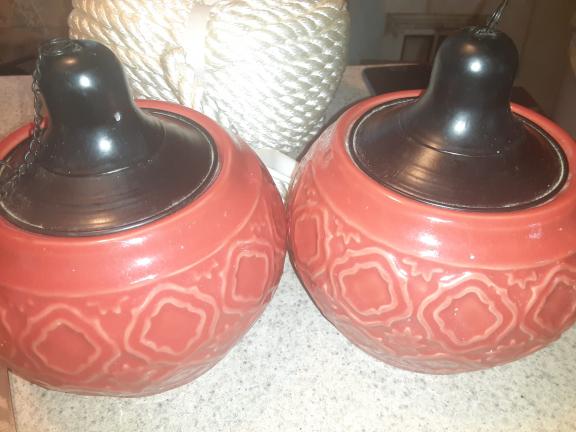 Teeki lamp set of two for sale in Canadian OK