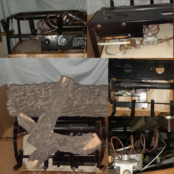 log   gas Fireplace insert