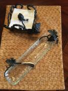 Cast Iron Napkin Holder & Cheese Tray W/Knife for sale in Rockport TX
