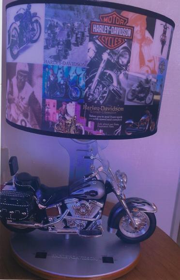 Harley Dvidson heritage softtail table lamp for sale in Springville TN