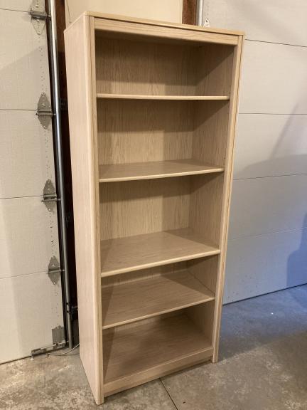 Lite Grey wood veneer Shelving Units