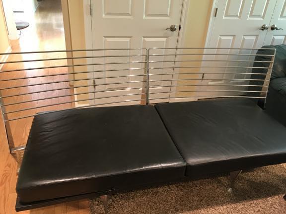 Italian Leather Couch (2)