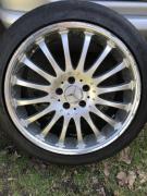 Chrome Wheels ( 4 ) 19in 5 lug off a Mercedes for sale in Utica NY