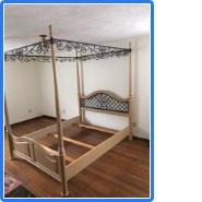 Thomasville Queensize Canopy Bed Frame for sale in Lewiston NY