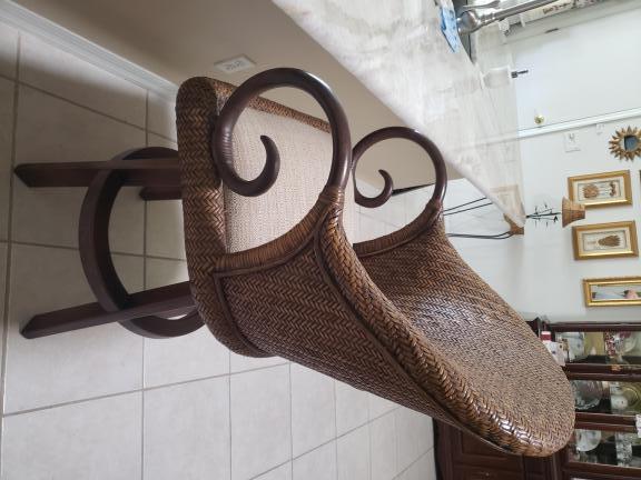 3 Chromecraft Rattan Bar Stools for sale in Leesburg FL