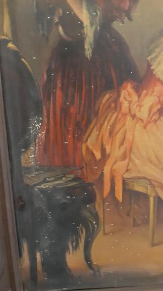 Piano Lady Painting