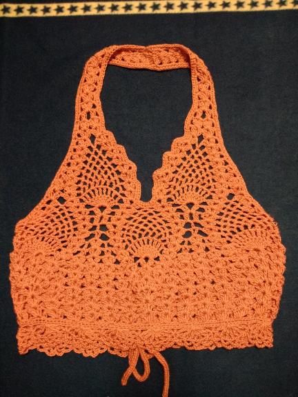 Hand crochet summer tops