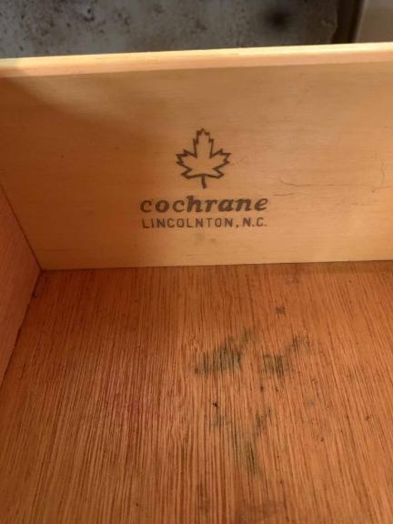 Oak china hutch