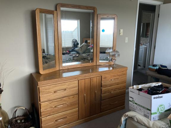 Honey Oak Bedroom set