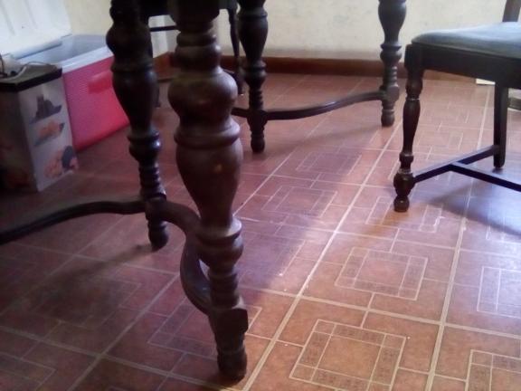 dining table and chairs