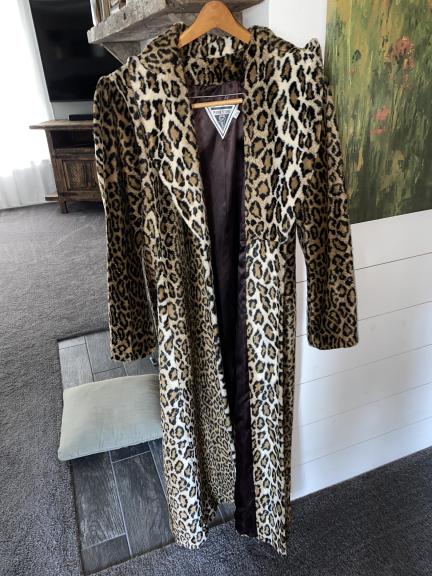 Marvin Richards Leopard Trench Coat for sale in Greenville TX