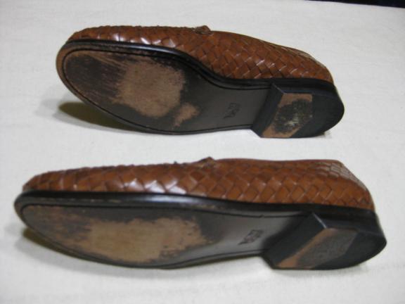 COLE HAAN BROWN LEATHER LOAFERS MEN'S 10 M